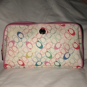 Coach cosmetics bag